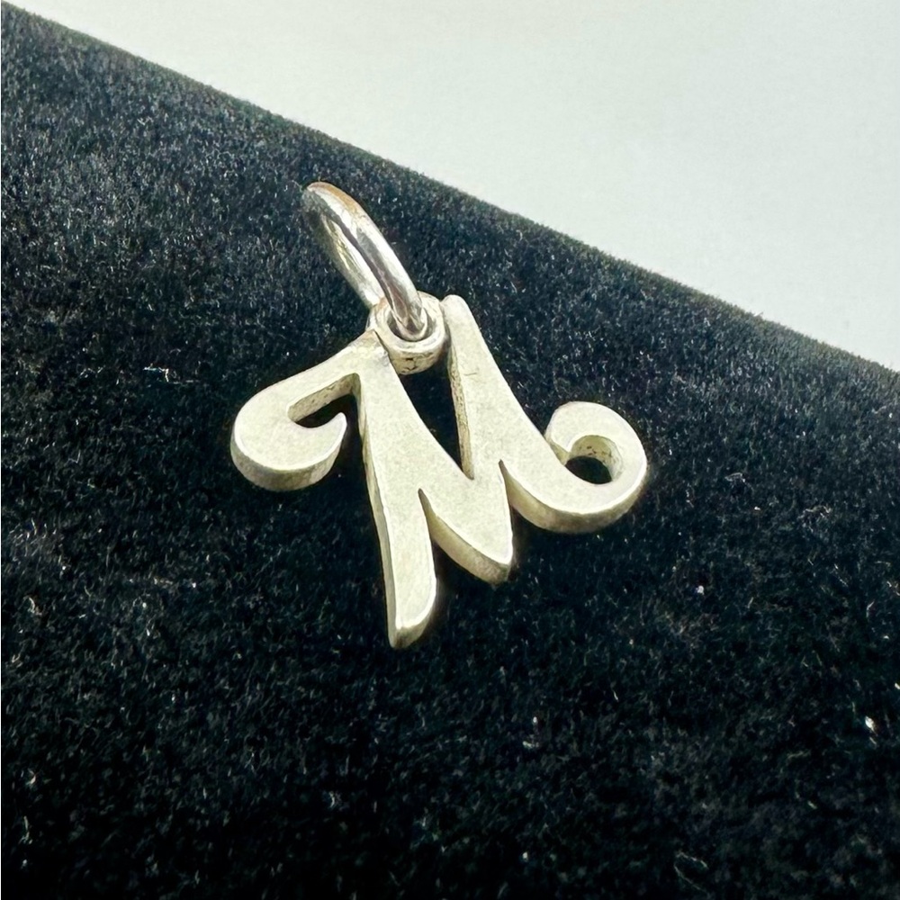 James Avery Sterling Silver Cursive Script Initia… - image 2